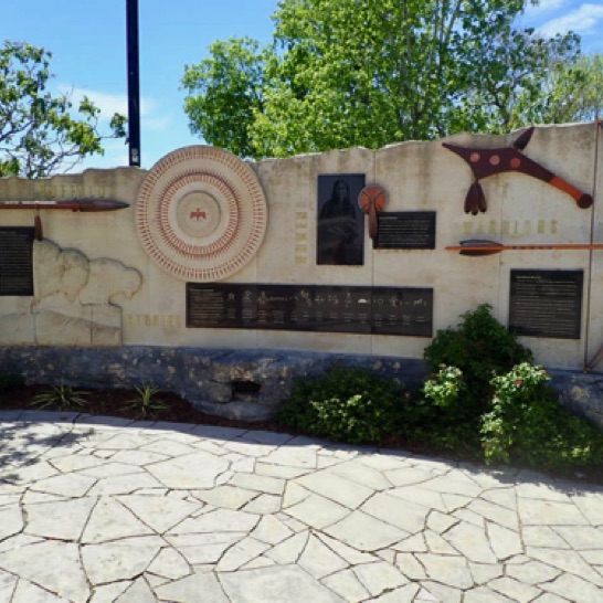 Plains Indian Warrior Display